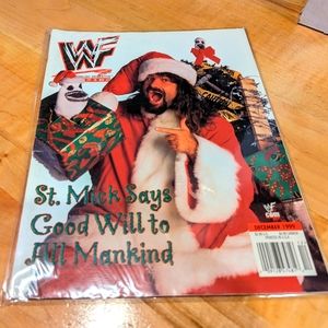 Mankind Mick Foley WWE Magazines December 1999 Issue WWF VTG Wrestling